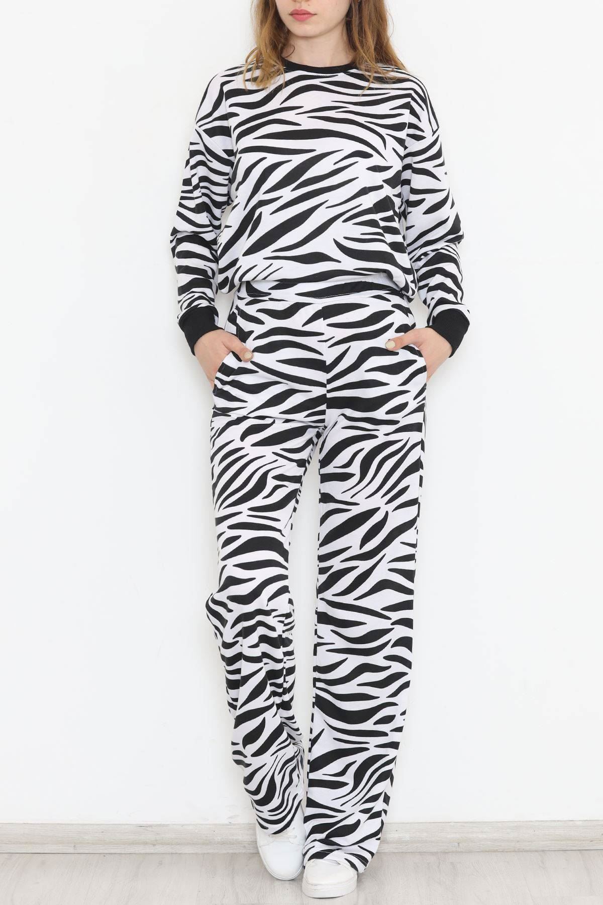 İki İplik Desenli Sweat Zebra - 12094.1567.